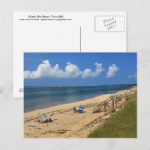 Cape Cod Bay Beach Truro Briefkaart (Voorkant / Achterkant)