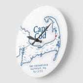 Cape Cod Beach House Decor Gift Grote Klok (Hoek)
