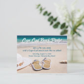 Cape Cod Beach Party! Feestdagenkaart (Staand voorkant)
