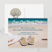 Cape Cod Beach Party! Feestdagenkaart (Voorkant / Achterkant)