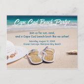 Cape Cod Beach Party! Feestdagenkaart (Voorkant)