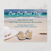 Cape Cod Beach Party! Feestdagenkaart (Voorkant)