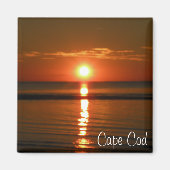 Cape Cod Beach Red unset Photo Magnet (Voorkant)