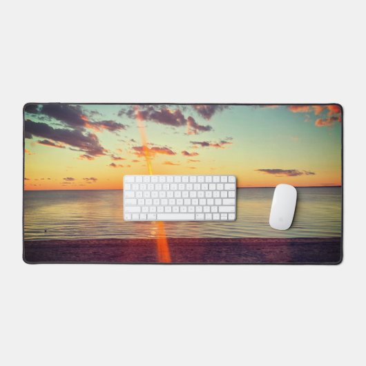 Cape Cod Beach Sunset Photo Bureaumat (Keyboard & Muis)