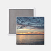 Cape Cod Beach Sunset Photo Magnet (Voorkant / Achterkant)
