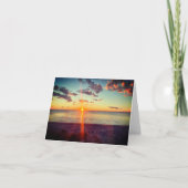 Cape Cod Beach Sunset Photo Notitiekaartje (Voorkant)