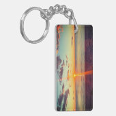 Cape Cod Beach Sunset Photo Sleutelhanger (Voorkant Links)