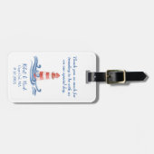 Cape Cod Bestemming Trouw Acrylaat Bagage Label (Voorkant horizontaal)