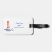 Cape Cod Bestemming Trouw Acrylaat Bagage Label (Achterkant horizontaal)