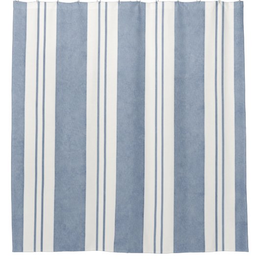 Cape Cod Blauw Douchegordijn (Voorkant)