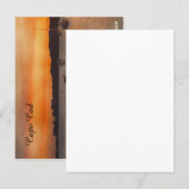 Cape Cod Boats op Sunset Post Card Briefkaart (Voorkant / Achterkant)