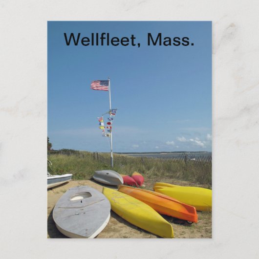 Cape Cod Boatyard Briefkaart (Voorkant)