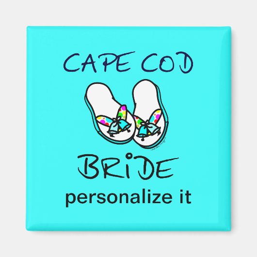 Cape Cod Bride Magneet (Voorkant)