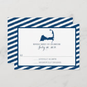 Cape Cod | Bruiloft RSVP (Voorkant / Achterkant)
