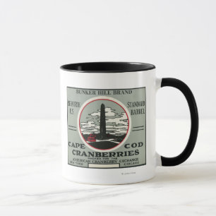 Cape Cod Bunker Hill Brand Cranberry Label Mok