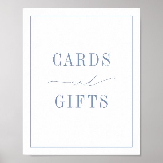 CAPE COD Coastal Blue Kaarten en geschenken Poster (Voorkant)