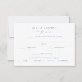 CAPE COD Coastal Meal Choice Wedding RSVP Card Kaart (Voorkant)