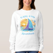 Cape Cod Cute Beach Kust Sweater (Voorkant)