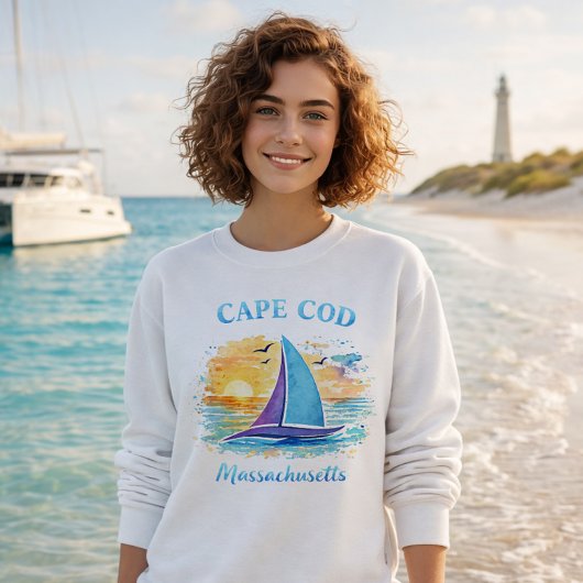 Cape Cod Cute Strand Kust Sweatshirt