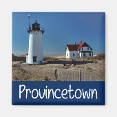 Cape Cod, de vuurtoren van Provincetown, Massachus Magneet (Voorkant)