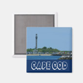 Cape Cod, de vuurtoren van Provincetown, Massachus Magneet (Voorkant / Achterkant)