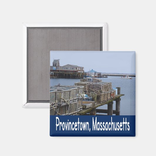 Cape Cod, de vuurtoren van Provincetown, Massachus Magneet (Voorkant / Achterkant)