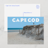Cape Cod, Dennis Massachusetts Verenigde Staten Briefkaart (Voorkant / Achterkant)
