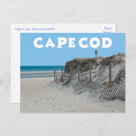 Cape Cod, Dennis Massachusetts Verenigde Staten Briefkaart (Voorkant / Achterkant)
