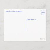 Cape Cod, Dennis Massachusetts Verenigde Staten Briefkaart (Achterkant)