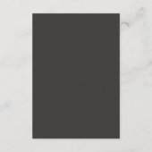 Cape Cod Dock Mail Back Moody Coastal RSVP Kaart (Achterkant)