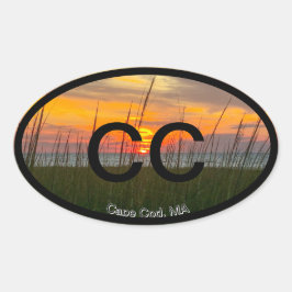 Cape Cod Euro Sticker
