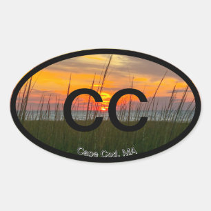 Cape Cod Euro Sticker