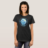 Cape Cod Fl Florida Souvenir Nautical Surfer Graph T-shirt (Voorkant volledig)