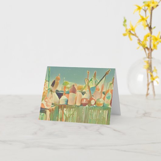 Cape Cod Folded Kaart (Gele Bloem)