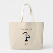 Cape Cod Gal-Canvas tas (Achterkant)