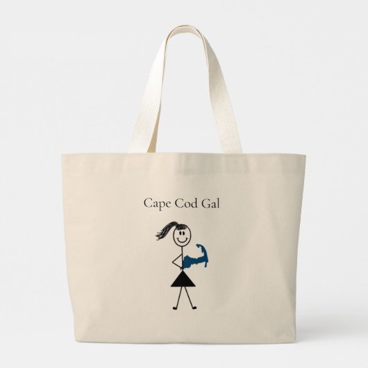 Cape Cod Gal-Canvas tas (Achterkant)
