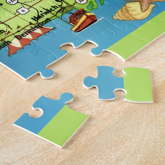 Cape Cod grote stukken legpuzzel (Zijkant)