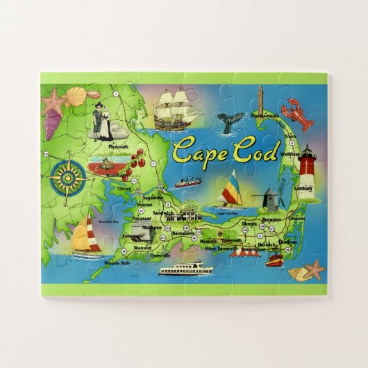 Cape Cod grote stukken legpuzzel (Horizontaal)