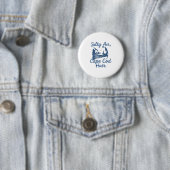 Cape Cod haar Ronde Button 5,7 Cm (In situ)