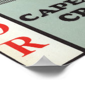 Cape Cod Harvard Eatmor Cranberries Brand Poster (Hoek)