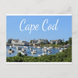 Cape Cod, Harwich MA Wychmere Harbour Briefkaart