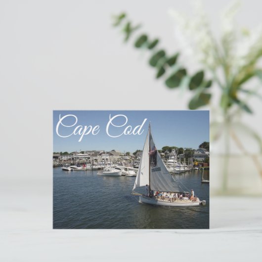 Cape Cod Hyannis, Massachusetts Post Card Briefkaart (Staand voorkant)