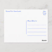 Cape Cod, Hyannis Port, Massachusetts Verenigde St Briefkaart (Achterkant)