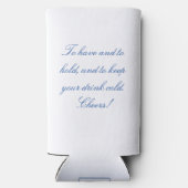 Cape Cod kaart bruiloft gunst Drink houder Seltzer Blikjeskoeler (Achterkant)