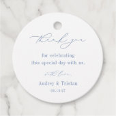 CAPE COD Kust Minimalistische bruiloft Bedankt Bedankjes Labels (Voorkant)