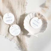 CAPE COD Kust Minimalistische bruiloft Bedankt Bedankjes Labels