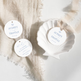 CAPE COD Kust Minimalistische bruiloft Bedankt Bedankjes Labels