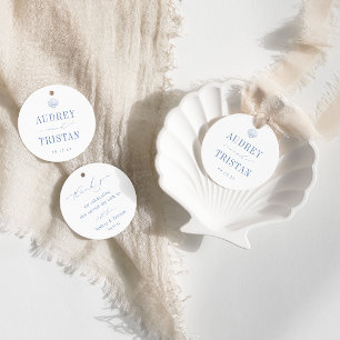 CAPE COD Kust Minimalistische bruiloft Bedankt Bedankjes Labels