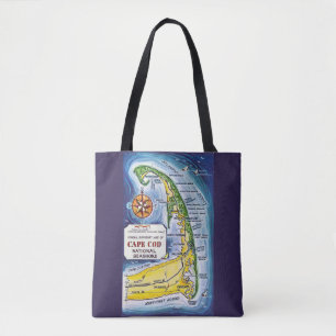 Cape Cod Kust Schoudertas Tote Bag