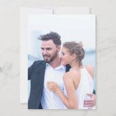 CAPE COD Kustbruiloft Details Kaart (Achterkant)